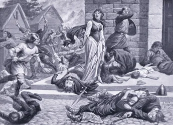 Le massacre de la Saint-Brice en 1002 apr. J.-C., années 1920