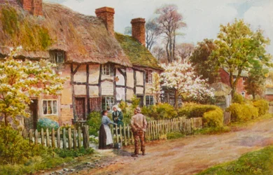 Cottages à Welford on Avon, Warwickshire