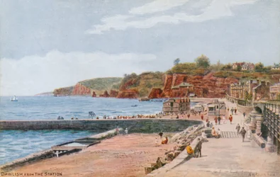 Dawlish, depuis la gare
