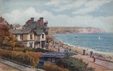 Esplanade et falaises de Culver, Sandown, Île de Wight