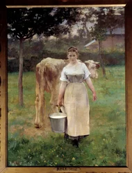 Manda Lamétrie, la servante de ferme, 1887, 2,14 x 1,61 m, Paris, Musée d