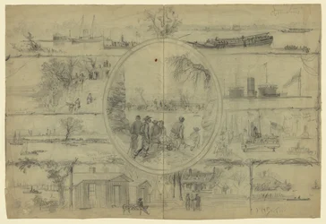Scènes associées au canal de Dutch Gap
