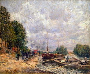 Péniches à Billancourt