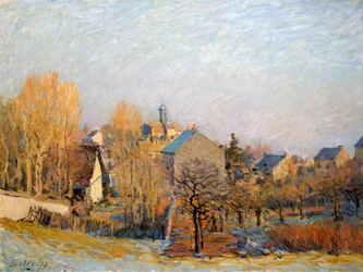 Gel à Louveciennes, 1873
