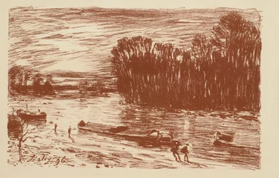 Le Loing près de St. Mammès