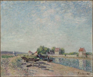 Saint-Mammès, Canal du Loing, 1885