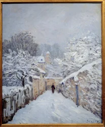 Neige à Louveciennes