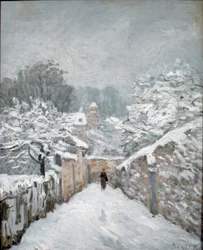 Neige à Louveciennes