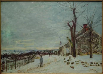 Temps de neige à Veneux-Nadon