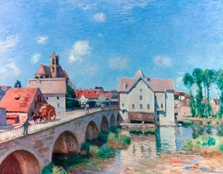 Le Pont à Moret, 1893