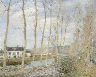 Le canal du Loing à Moret