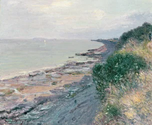 La Falaise à Penarth, Soir, Marée Basse