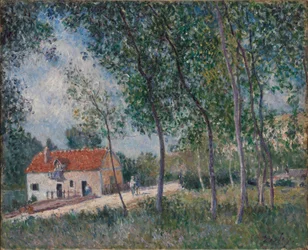 La route de Moret à Saint-Mammès, 1883-85