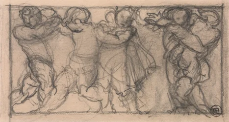 Groupe de chérubins (conception pour une frise ?)