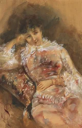 Portrait de Sarah Bernhardt 1844-1923, vers 1880