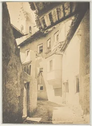 Une rue à Sterzing, Le Tyrol, 1890