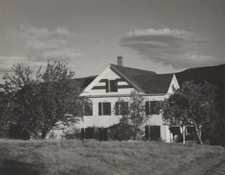 Maison et arbres, Lake George