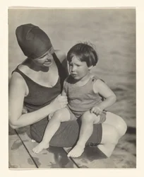 [Marie Rapp Boursault and Yvonne Boursault, Lake George]