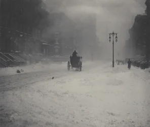 La tempête de neige, New York