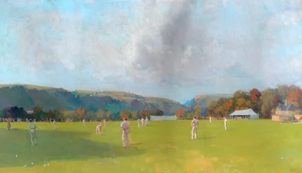 Match de cricket, Centre Vale