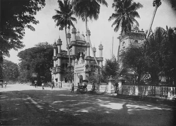 Une mosquée musulmane, Cinnamon Gardens, Colombo, vers 1890-1910