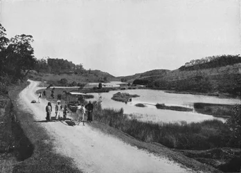 Les plaines de la Lune, Nuwara Eliya, vers 1890