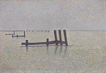 Le canal à Nieuwpoort