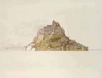 Mont St Michel depuis les sables