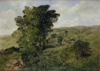 Vue de Nantlle, Caernarvonshire, 1855