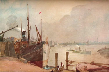 Sur la Tamise, vers 1876-1903, 1903