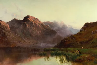 La chasse aux oiseaux sauvages Llyn Crafnaut