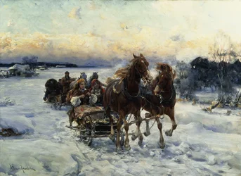 La promenade en traîneau