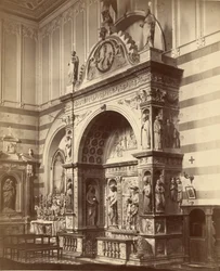 Naples, monument de Miroballo, San Giovanni a Carbonara