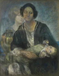 Femme italienne avec enfant