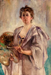 Autoportrait en robe de chambre