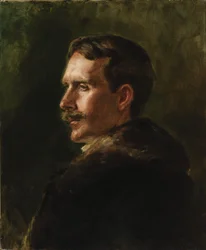 Le manteau de fourrure, vers 1898