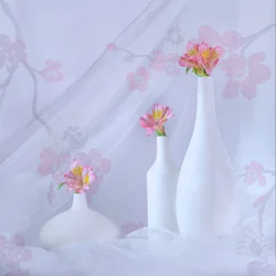 Élégantes fleurs roses