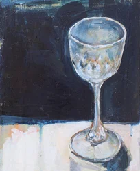 Verre à vin élégant