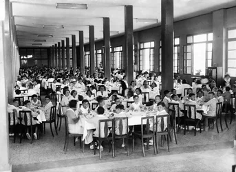 Villa Rosa Maltoni Mussolini : repas au réfectoire