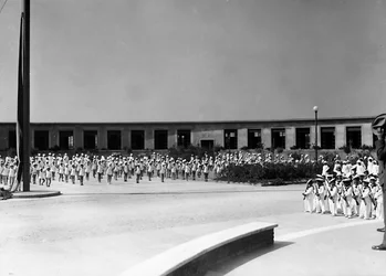 Villa Rosa Maltoni Mussolini : jeunes élèves en entraînement