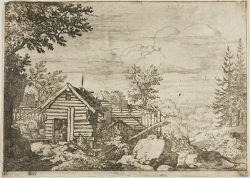 Deux hommes à la porte