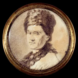 Portrait du philosophe suisse Jean Jacques Rousseau en costume arménien