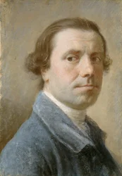 Allan Ramsay, 1713 - 1784. Artiste (Autoportrait)