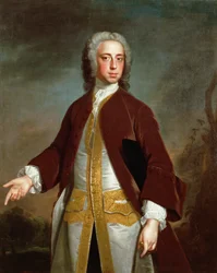 Portrait de Lord Sherard Manners, 6e fils du Duc de Rutland, avant 1742