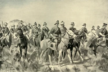 Bushmen australiens en marche, 1901