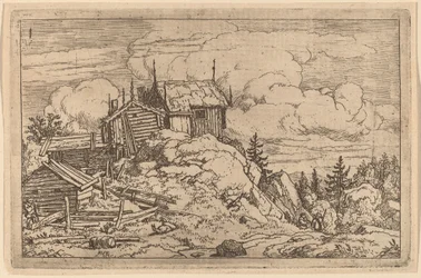 Hamlet sur une colline