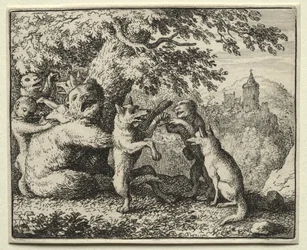 Renart le goupil : Renart équipé pour son pèlerinage