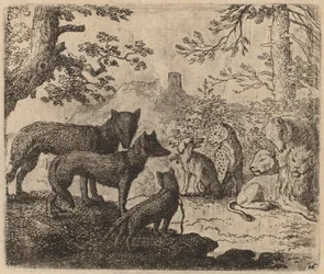 Les parents de Renard plaident pour lui, probablement vers 1645-1656