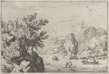 Le rocher au milieu de la rivière, XVIIe siècle