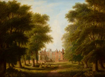 Vue du château de Bromwich Hall
